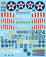 1/32 Fundekals F4F WILDCATS 32012