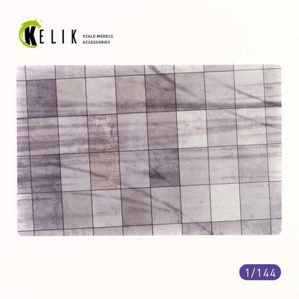 1/144 Kelik Civil Concrete Runway Base - Acrylic 3 mm (280 x 180 mm) (170 g) KS14401