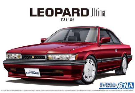 1/24 Aoshima Nissan UF31 Leopard 3.0 Ultima '86 61091