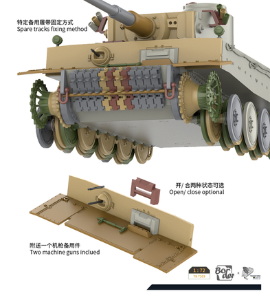 1/72 Border Model Tiger I Kursk TK7203