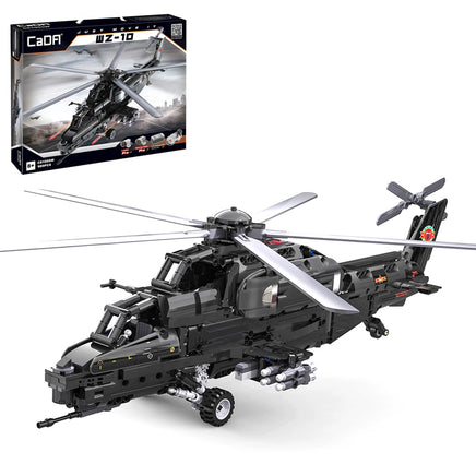 CaDFI RC WZ-10 Helicopter Military 989pcs C61005