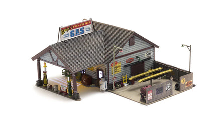 HO Woodland Ethyl's Gas & Service BR5048
