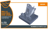 1/72 Clear Prop MiG-23 Instrument Panel Cover with Gunsight for CP Kits 72098