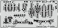 1/48 Eduard UH-60A seatbelts STEEL Zoom set FE1533