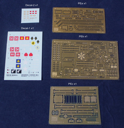 1/35 Riich Universal Carrier Mk.1 w/Crews 35011