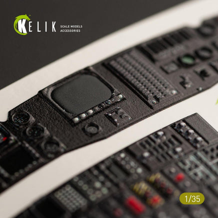 1/35 Kelik SH-60B interior 3D decals for Kitty Hawk kit K35013