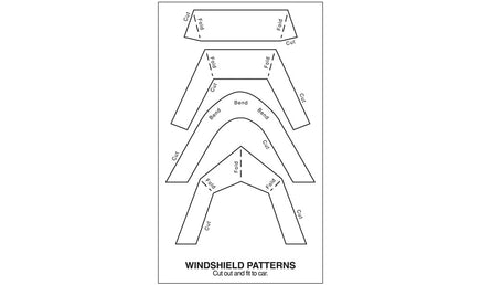 PineCar Windshield Kit 348