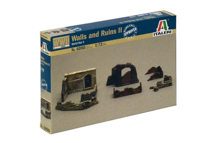 1/72 Italeri WWII Walls and Ruins II 6090