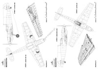 Kagero Publishing Messerschmitt 109 A-D Models 07012