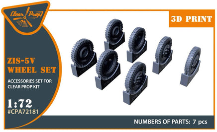 1/72 Clear Prop ZIS-5V Wheel Set A72181