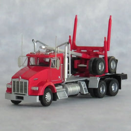 N Trainworx Red Kenworth T800 Log Truck 48083