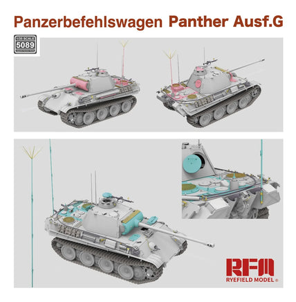 1/35 Ryefield Models Panzerbefehlswagen Panther Ausf.G 5089