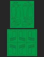 Green Strawberry T-65 X-Wing Paint Mask AM011