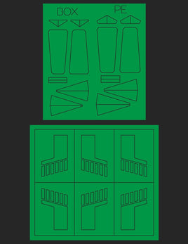 Green Strawberry T-65 X-Wing Paint Mask AM011