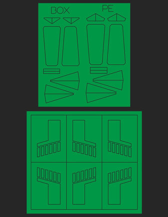 Green Strawberry T-65 X-Wing Paint Mask AM011