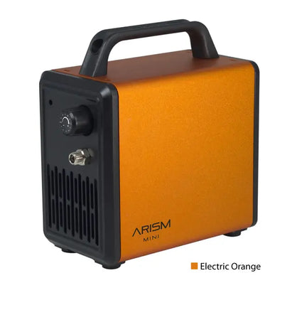 Orange and black device with 'ARISM' branding on a white background