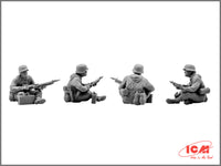 1/35 ICM German Tank Riders (1942-1945) 4 Figures 35634