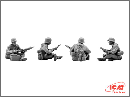 1/35 ICM German Tank Riders (1942-1945) 4 Figures 35634