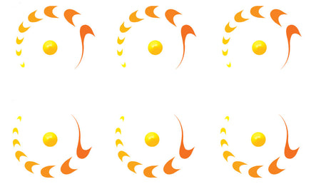 PineCar Juiced Wheel Flare Decal 4068