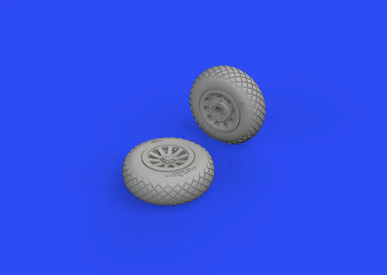 1/72 Eduard P-51B/C wheels diamond tread for ARMA HOBBY 672282