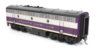 HO Broadway Ltd EMD F3B ACL 343B Purple & Silver Paragon4 Sound/DC/DCC 9653