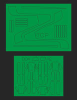 Green Strawberry BTL A-4 Y-Wing Paint Mask AM002