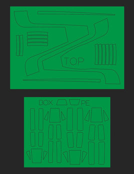 Green Strawberry BTL A-4 Y-Wing Paint Mask AM002