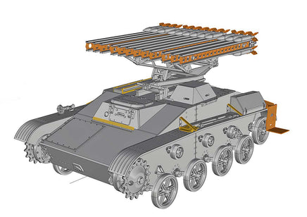 1/72 ACE Model BM-8-24 Multiple Rocket Launcher 72542
