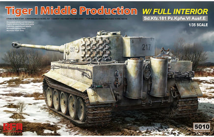 1/35 Ryefield Models Tiger I Middle Production w/Full Interior 5010