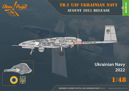 1/48 Clear Prop TB.2 UAV Ukrainian Navy 4810
