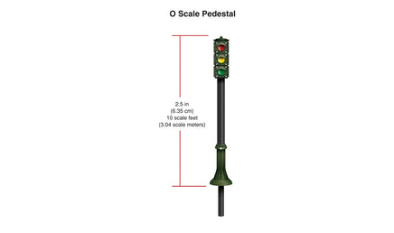 O Woodland Pedestal Traffic Lights 5664