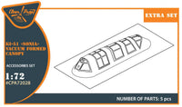 1/72 Clear Prop Ki-51 Sonia (all versions) vacuum formed canopy for CP kits CP72011/CP72012/CP72013 72028