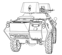 1/72 ACE Model V-100 (XM-706 E2) USAF Armored Patrol Car 72438