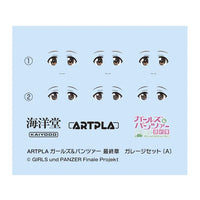 Kaiyodo ARTPLA Girls & Panzer Final Chapter Garage Set [A] AP035