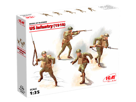 1/35 ICM US Infantry (1918) 35693
