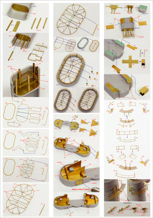 1/200 Pontos Model HMS Rodney 1942 Detail Up Set 23007F1