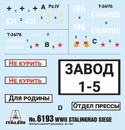 1/72 Italeri Stalingrad Siege 1942 - Battle Set 6193