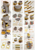 1/200 Pontos Model HMS Rodney 1942 Detail Up Set 23007F1