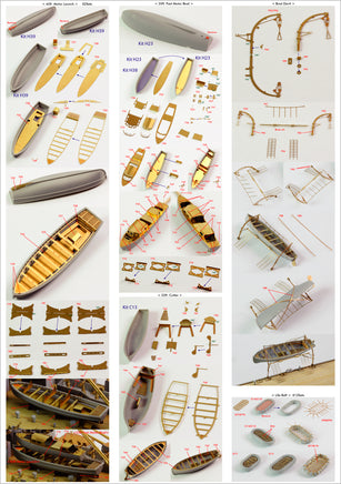 1/200 Pontos Model HMS Nelson Detail Up Set 23006F1