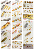 1/200 Pontos Model HMS Rodney 1942 Detail Up Set 23007F1