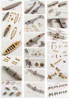 1/200 Pontos Model HMS Rodney 1942 Detail Up Set 23007F1
