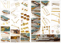 1/200 Pontos Model USS CV-6 Enterprise 1942 Detail Up Set (Blue Deck) 27010FB