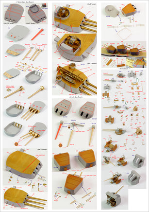 1/200 Pontos Model HMS Rodney 1942 Detail Up Set 23007F1