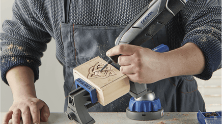 Dremel 1/4" Structured Tungsten Carbide Carving Bit (Taper) 9931