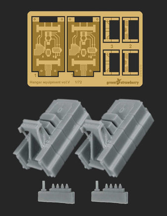 1/72 Green Strawberry Hangar Eqipment Vol.V - Hangar Transporter Upgrade Set 7319