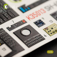 1/35 Kelik SH-60B interior 3D decals for Kitty Hawk kit K35013