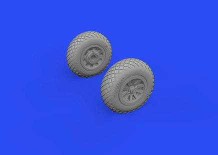 1/72 Eduard P-51B/C wheels diamond tread for ARMA HOBBY 672282