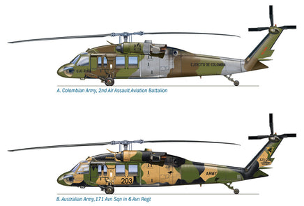 1/72 Italeri UH - 60 Black Hawk "Night Raid" 1328