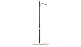 O Woodland Wooden Pole Street Lights 5646