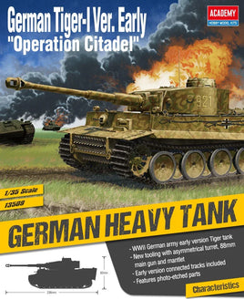 1/35 Academy German Tiger-I Ver. Early "Operation Citadel" 13509